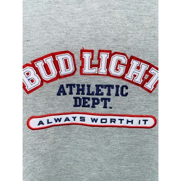 V2 Bud Light Hoodie Sweatshirt Men's XL Extra Large Always Worth It - Picture 3 of 4